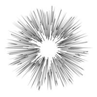 Radiant Burst of Dynamic Energy, starburst with radiating lines vector
