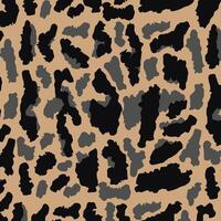 Leopard cat camouflage fabric print pattern background animal wallpaper vector