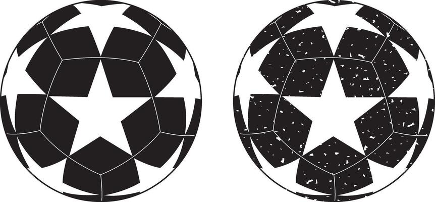 Distressed Soccer Ball, Sport Silhouette, Soccer Ball