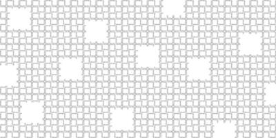 Modern Abstract Geometric Design with Repetitive Square Patterns and Symmetrical Gaps vector