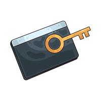 Keycard Access illustration vector