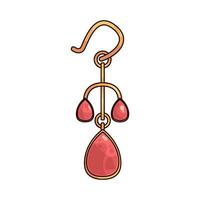 illustration of a Earrings vector