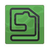 computer chip illustration vector