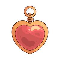 Heart Locket illustration vector