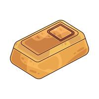 illustration of a Gold Bar vector