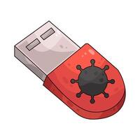 USB Exploit illustration vector