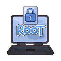 Root Access illustration vector