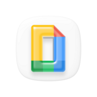 Google Docs icon on transparent background png