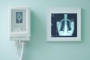 Medical Imaging Equipment Displays X Ray Images photo