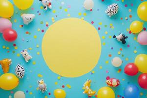 Festive Balloons and Animal Shaped Balloons Celebrate a Party photo