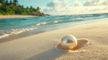 A pearl on the beach photo