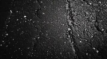 Cracked Asphalt Road Surface Texture Image photo