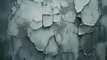 Cracked and weathered paint surface texture detail photo