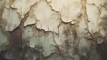 Weathered Wall Texture Showing Age and Decay photo
