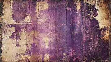 Abstract Purple Gold Textured Background photo