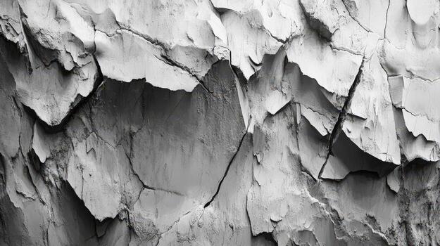 Abstract Grey Cracked Texture Wall Surface photo