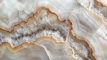 Elegant Onyx Stone Showing Natural Veins and Colors photo