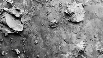 Gray Rock Surface Texture Irregular Cracked Formation photo