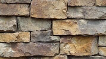 Rustic Stone Wall Texture Background Image photo