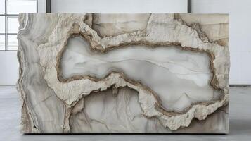 Abstract Onyx Stone Sculpture Modern Art photo
