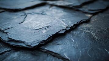Dark Gray Slate Stone Texture Background photo