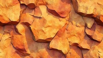 Golden Canyon Rock Formation Texture Detail photo