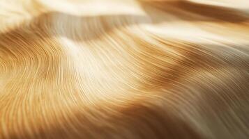 Abstract Golden Wood Grain Texture Waves photo