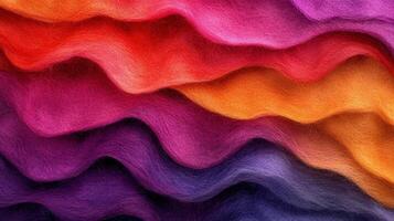 Abstract Colorful Wavy Textile Fabric Texture photo