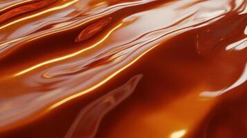Abstract Caramel Swirls Liquid Texture Background photo