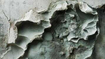 Abstract Grey Rock Formation Texture Detail photo