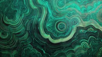 Abstract Malachite Stone Texture Green Concentric Circles photo