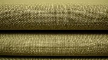 Olive Green Fabric Rolled Close Up Texture photo