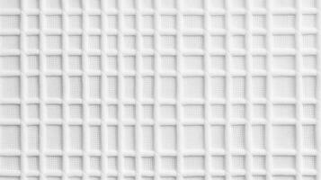 White fabric with grid pattern squares texture photo