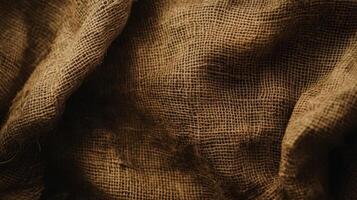 Brown Burlap Fabric Texture Background Image photo
