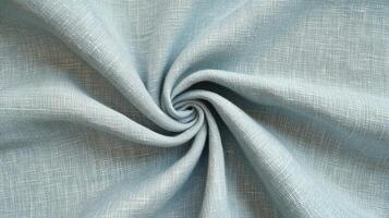 Swirling Blue Fabric Displays Textured Weave photo