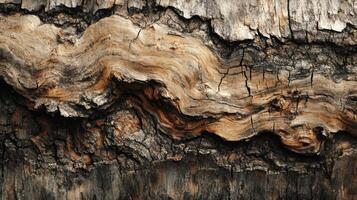Weathered Wood Texture Shows Natural Grain Patterns photo