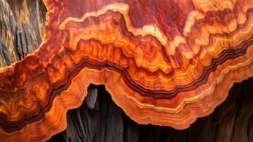 Intricate Wood Grain Patterns Showcase Natural Beauty photo