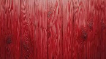 Rich Red Wooden Planks Vertical Grain Texture photo