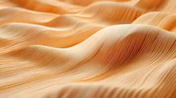 Abstract Peach Fabric Draped in Gentle Waves photo