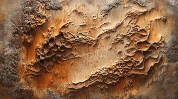 Abstract Textured Terrain Brown And Grey Tones photo