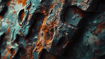 Rusty Metal Texture Close Up Abstract Image photo
