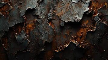 Dark Rusted Metal Texture Background Image photo