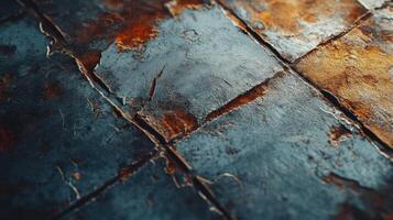 Rusted Metal Texture Shows Aged Industrial Surface photo