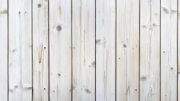 Whitewashed Wooden Planks Vertical Texture Background photo
