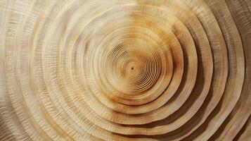 Cross Section Of Tree Showing Growth Rings photo