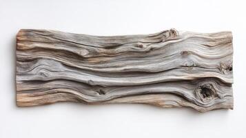Weathered wood slab showing natural grain patterns photo