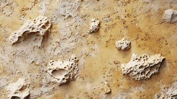 Textured Stone Surface With Irregular Pockmarked Formations photo