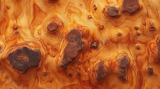 Intricate Wood Grain Texture Showing Knots And Swirls photo
