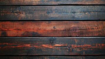 Dark Red and Black Wooden Planks Background Texture photo