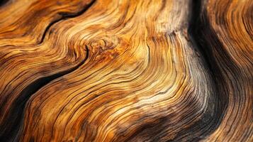 Intricate Wood Grain Texture Showing Natural Curves photo